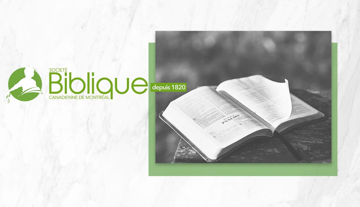 Société biblique canadienne de montréal Société biblique canadienne de montréal